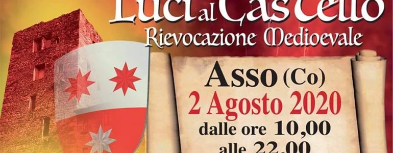 LA RIEVOCAZIONE MEDIEVALE LUCI AL CASTELLO DI ASSO